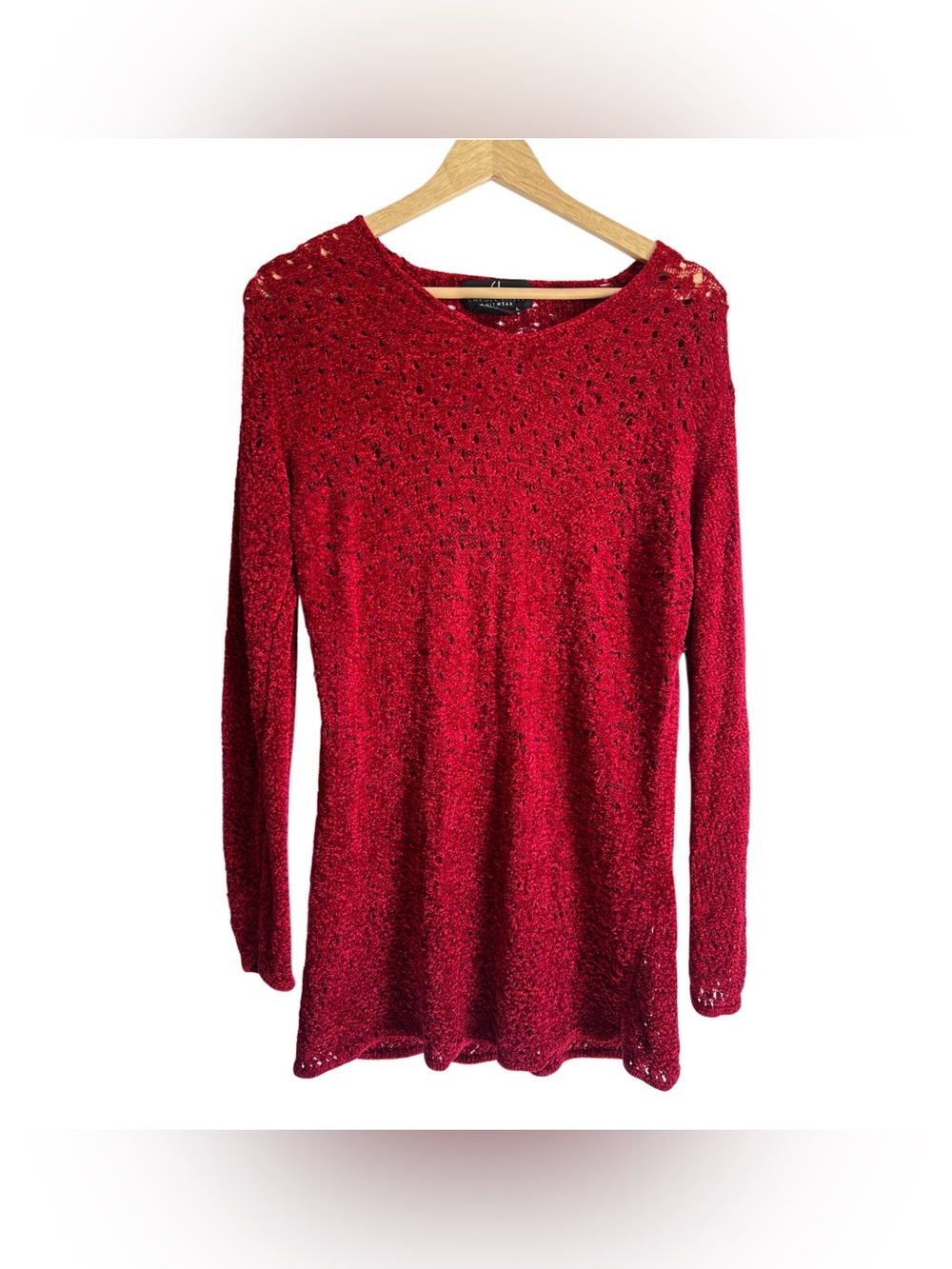 Vintage Red Knit Sweater